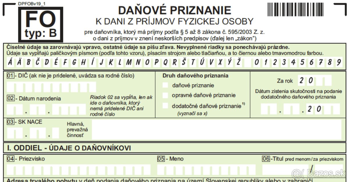 Vedenie účtovníctva pre živnostníkov, daňové priznania