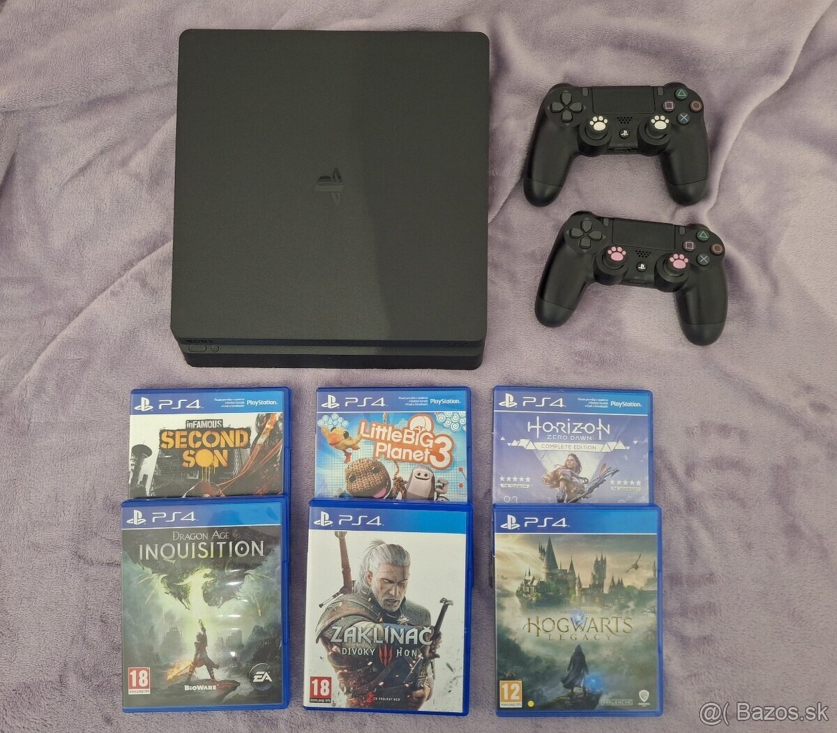 PS4 slim 500gb + hry
