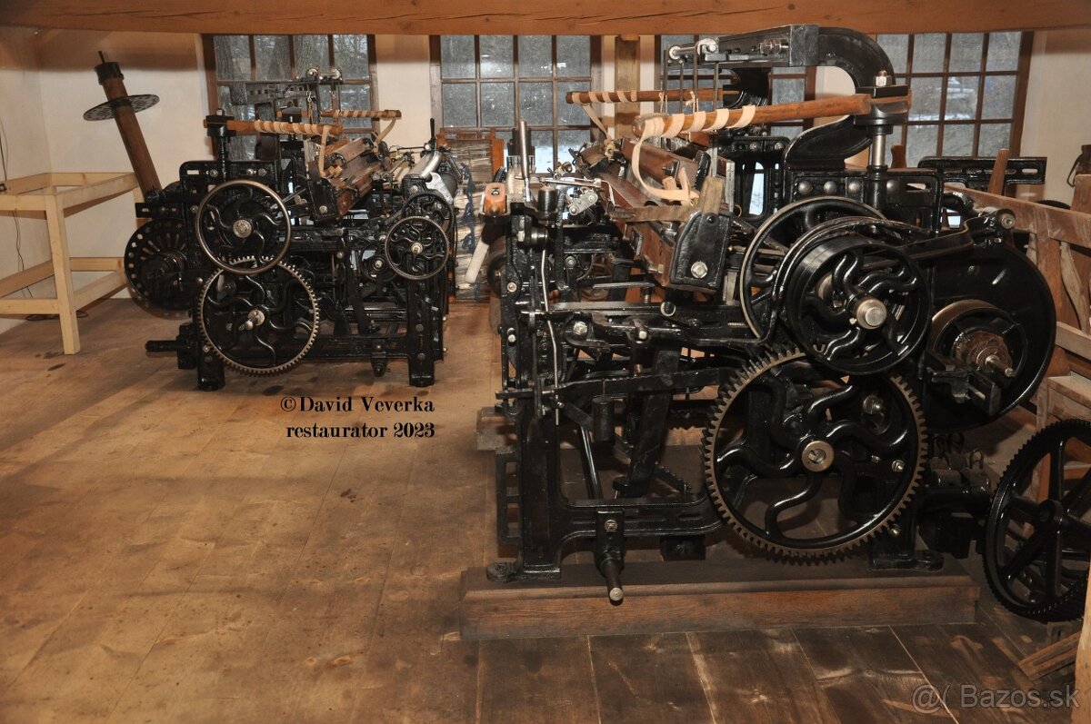 tkalcovský stav - mechanická tkalcovna