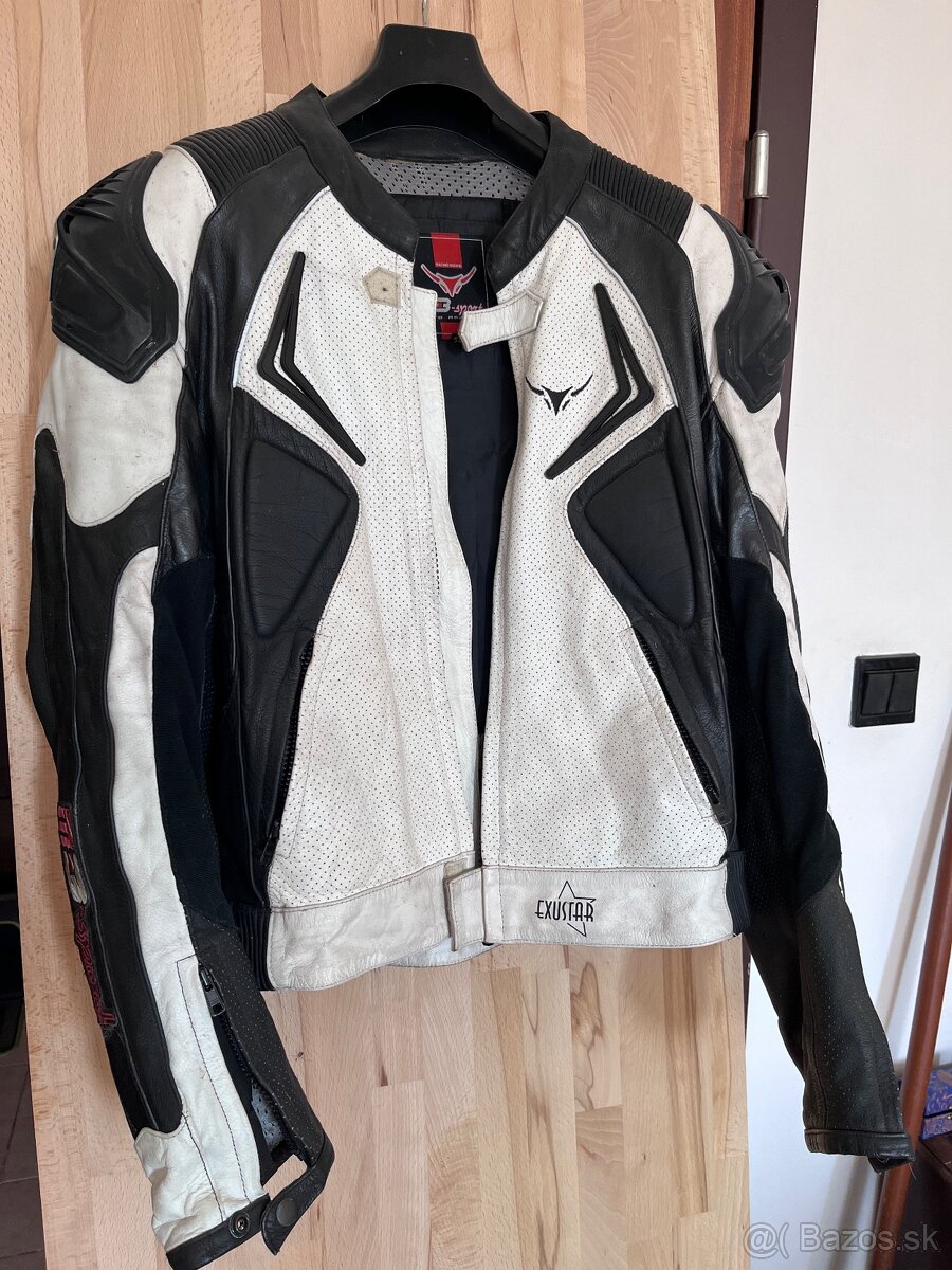 Motorkárska bunda kožená