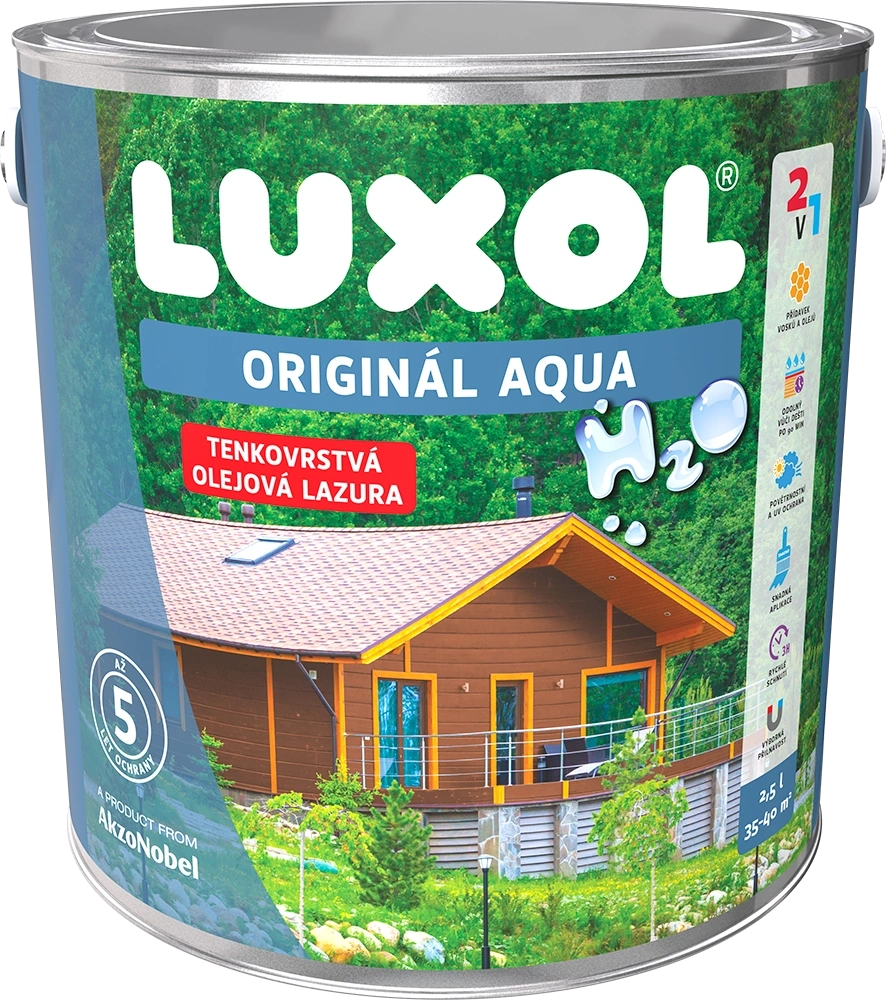 LUXOL Originál Tenkovrstvová olejová lazúra AQUA