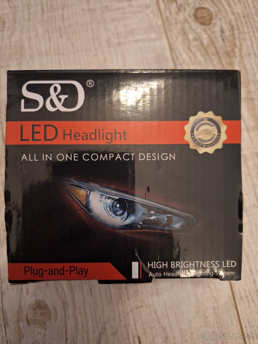 Predám novú súpravu LED svietenia H7 a T10,