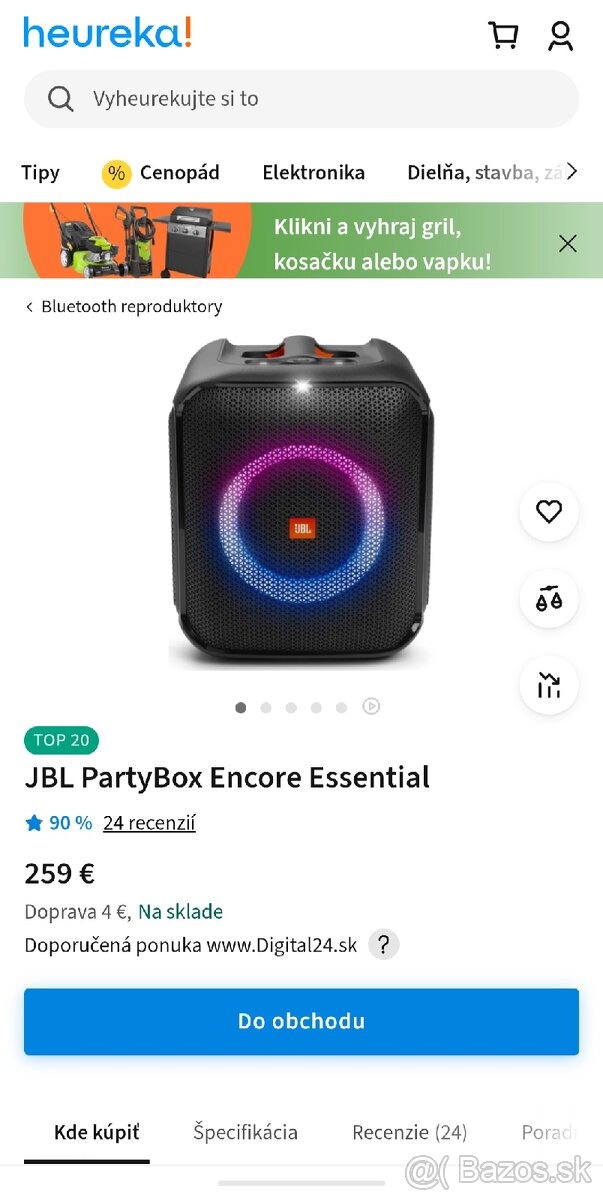 JBL partybox encore essencial