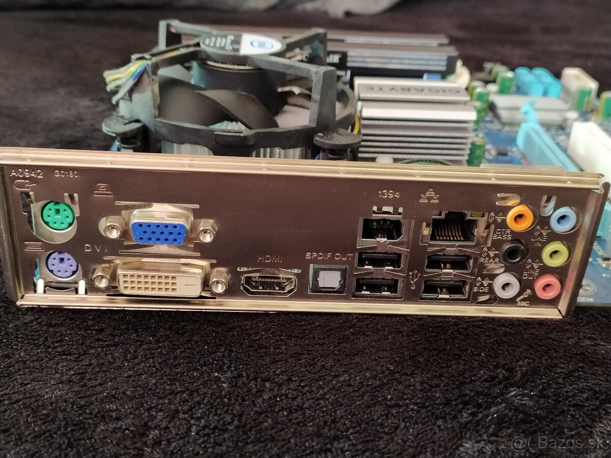 Gigabyte GA-EG41MFT-US2H (rev. 1.4)/CPU+8GB DDR3