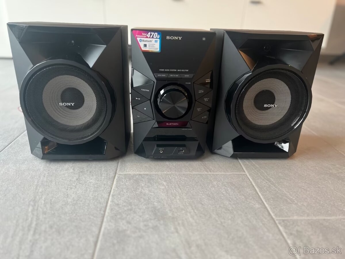 Sony hi‑fi systém 470w rms