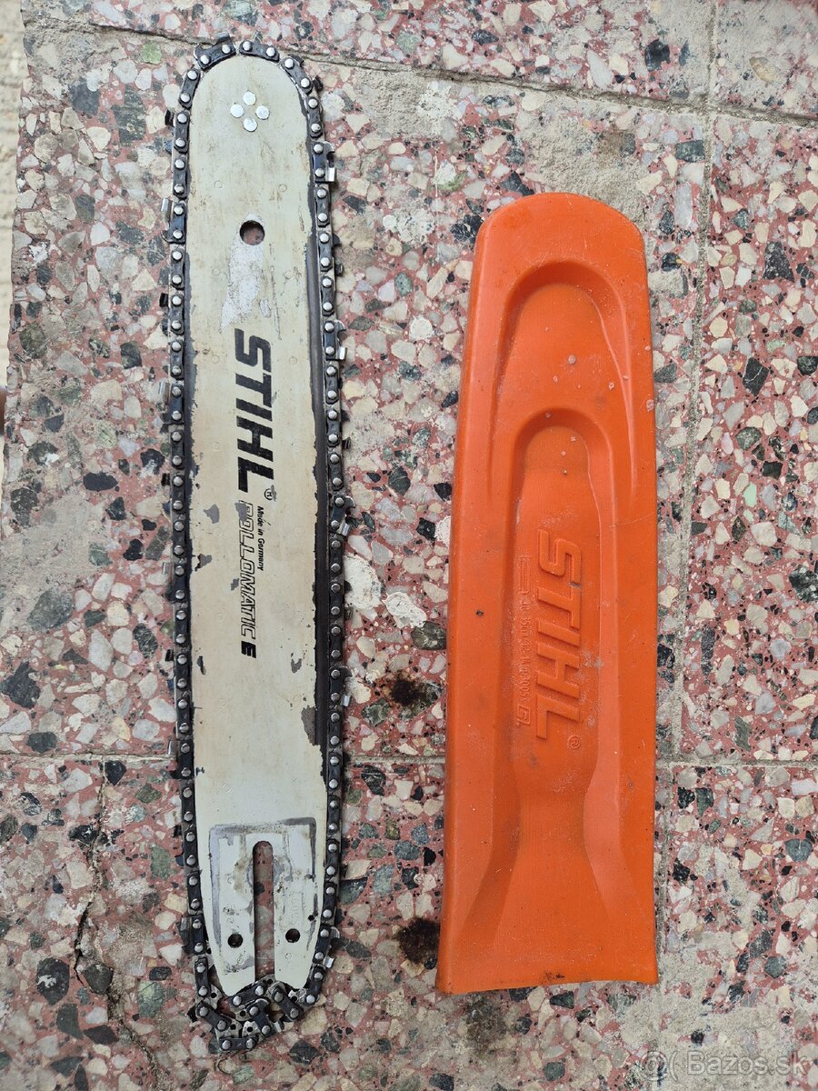 Predám lištu, reťaz a kryt na lištu Stihl