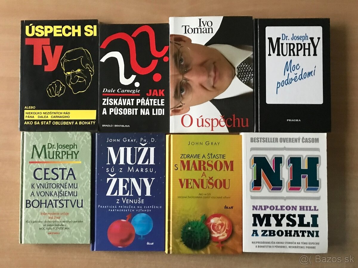 Napoleon Hill, Shama, Kiyosaki, Toman, Carnegie