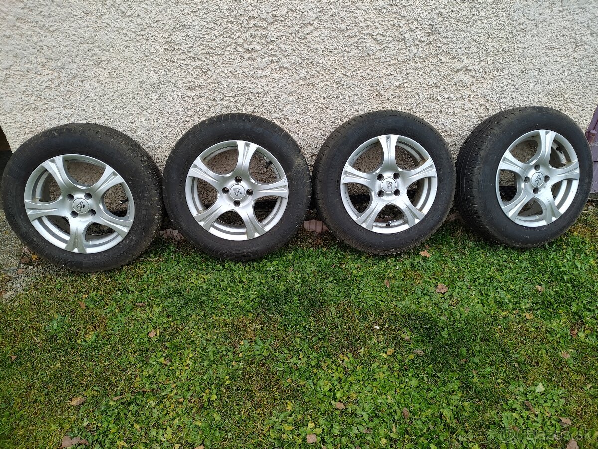 Predam 15" ALU 4x98 + letne 185/65 R15 continental