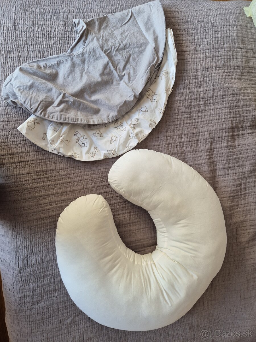 Dojčiaci vankúš s dvomi obliečkami