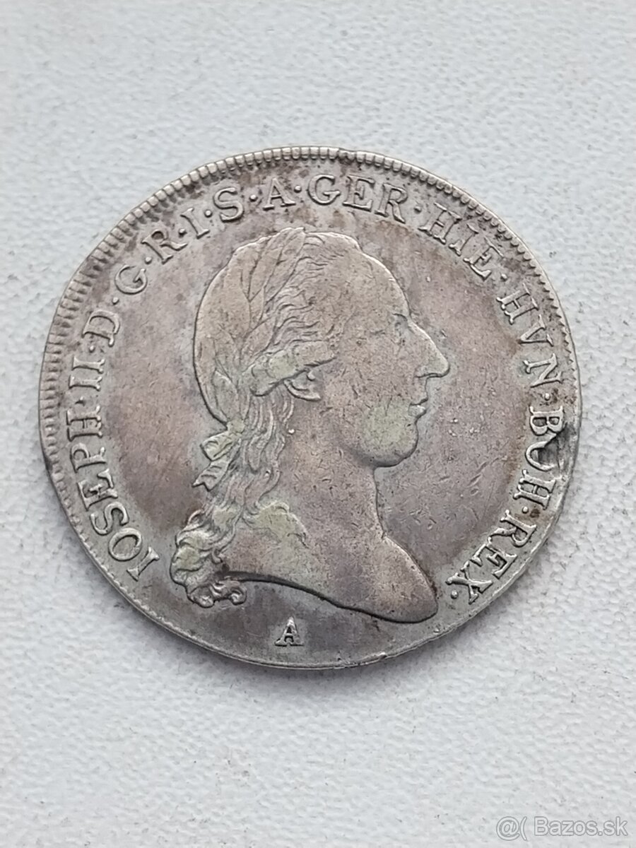 Mince 1/2 Toliar Jozef II. 1789 A