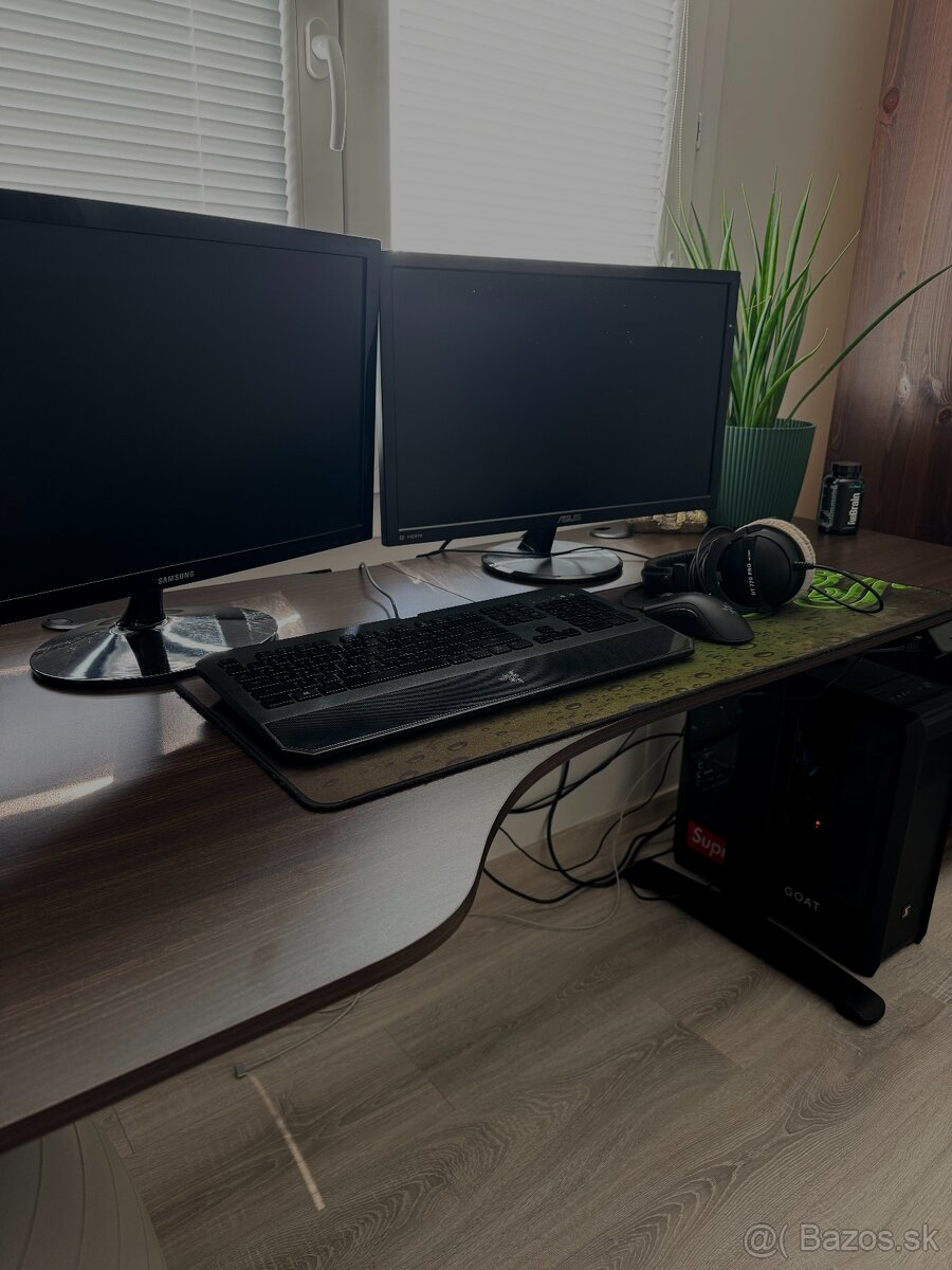 PC zostava + Razer veci / GTX 1060 6GB / Ryzen 7 2700 / 16GB