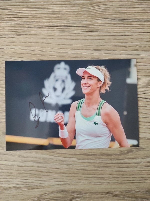 Podpísané fotky tenistiek WTA originálne autogramy
