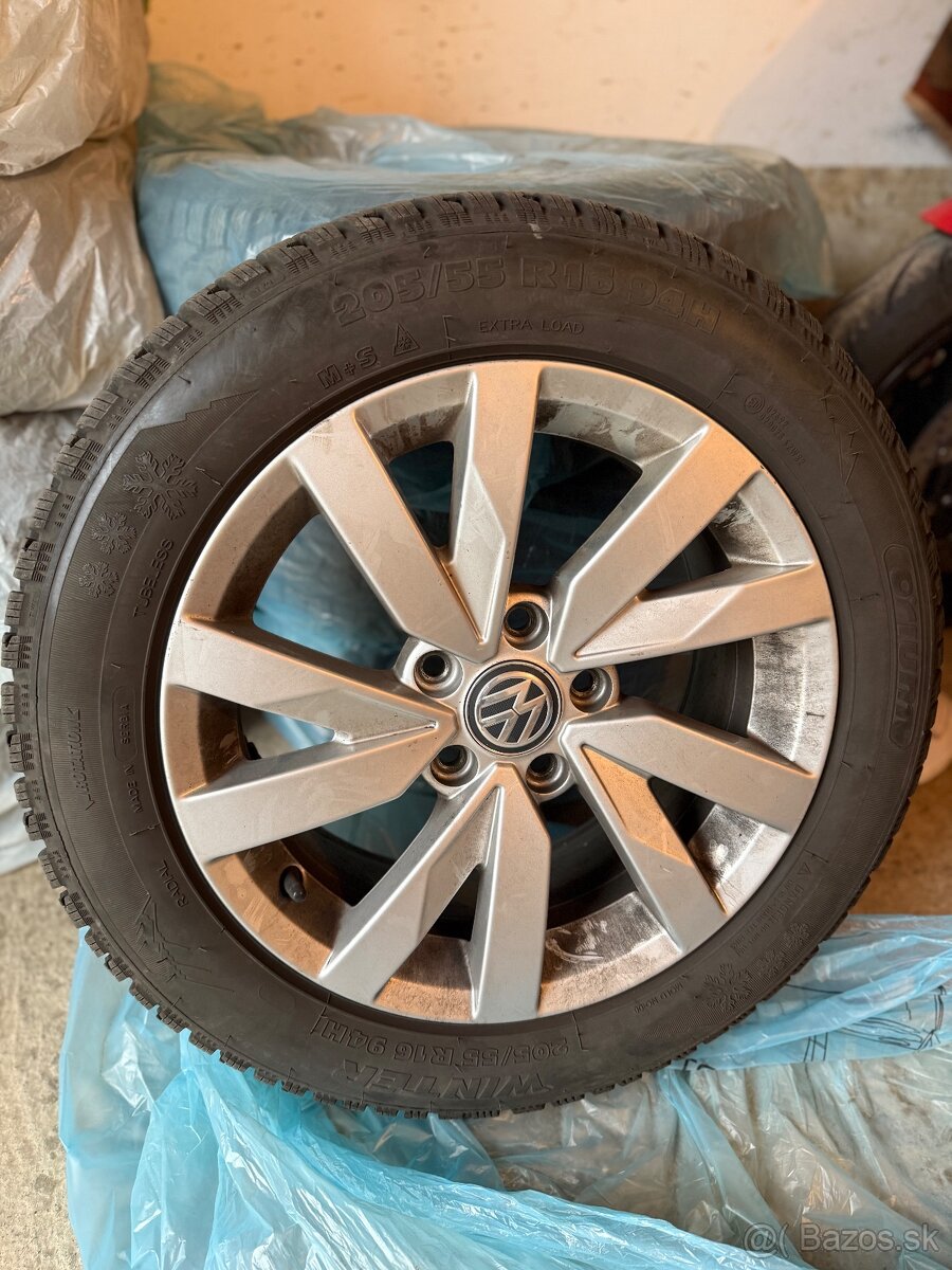 Kolesá sada zimné pneu. 205/55R16 94H 6,5Jx16H2