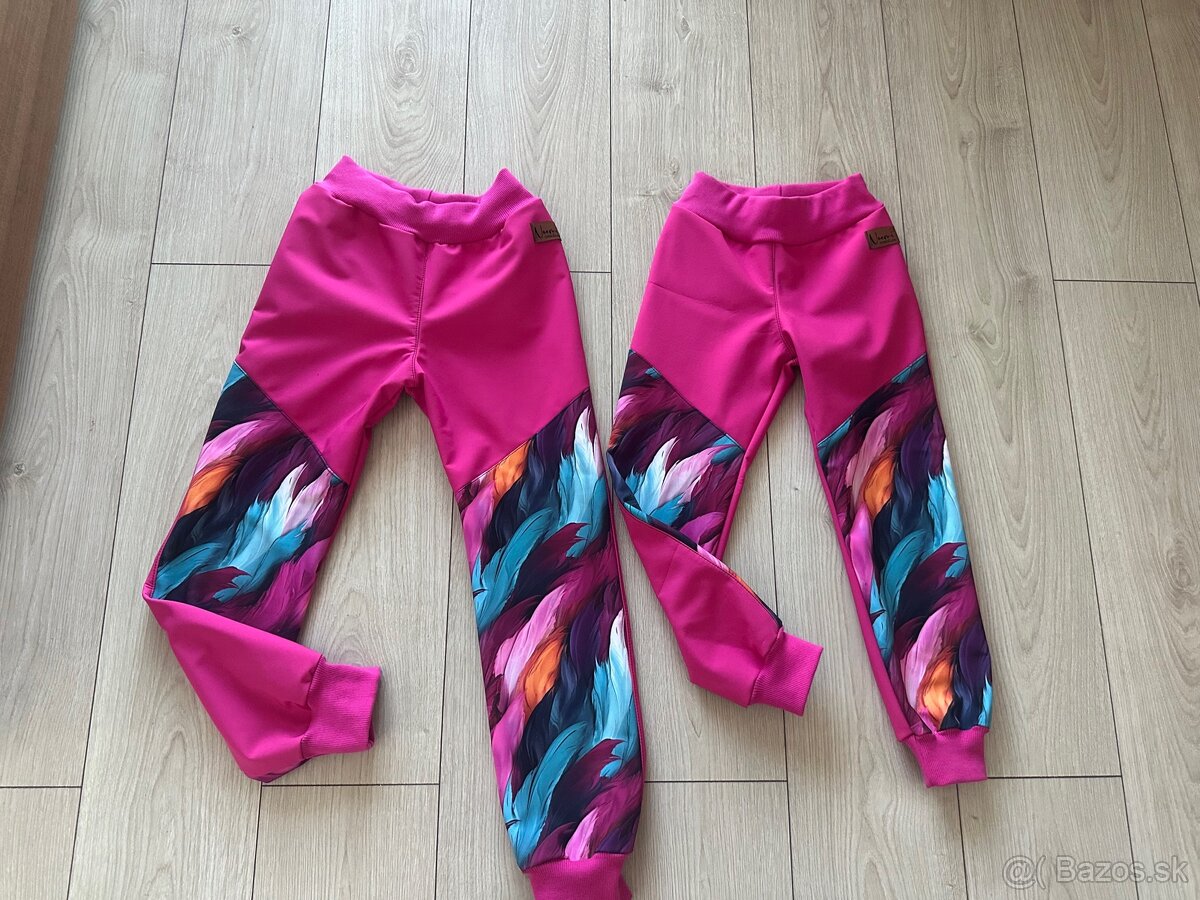 Softshellove nohavice s flisom 80-140
