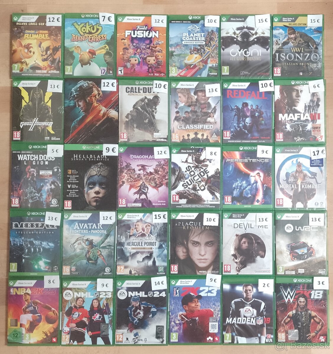 Xbox series X a S Xbox one hry