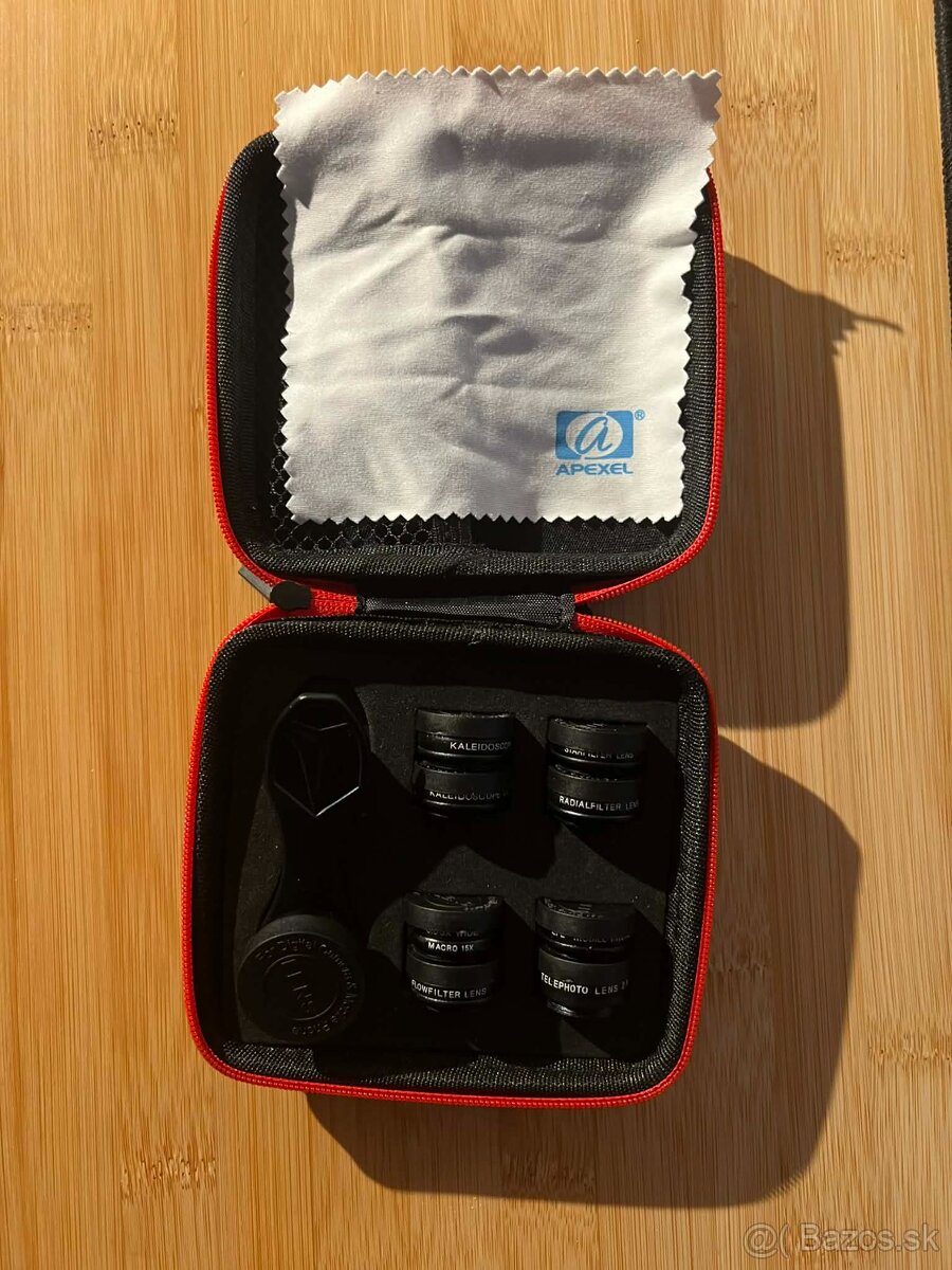 Apexel sada objektivů pro smartphone, mobily 10v1