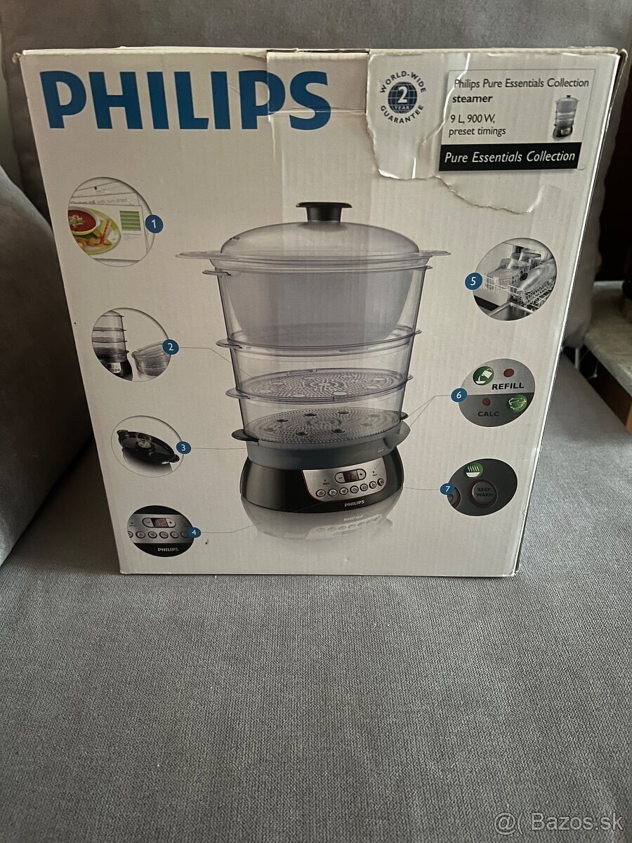 parný hrniec Philips Pure Essentials – 9 L NOVÝ