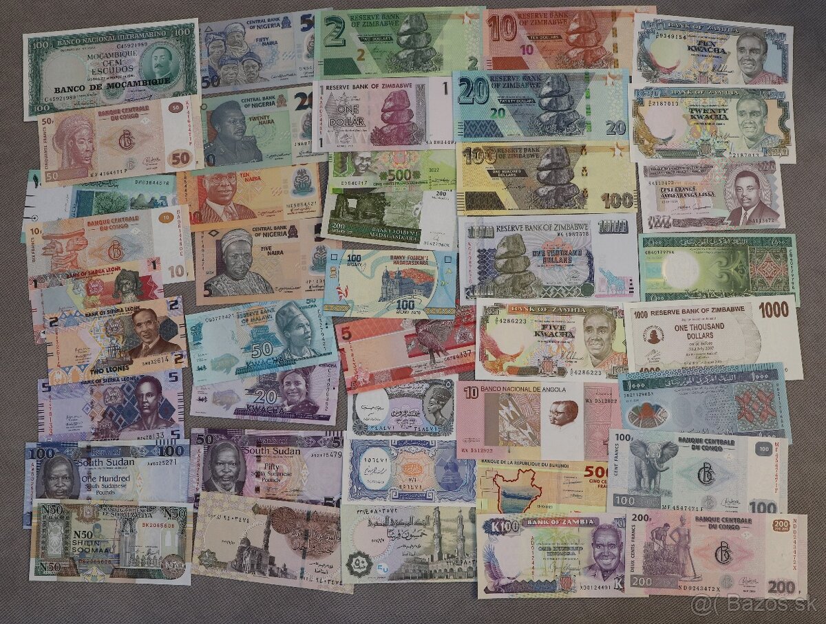 Unc bankovky (zostava č.24)