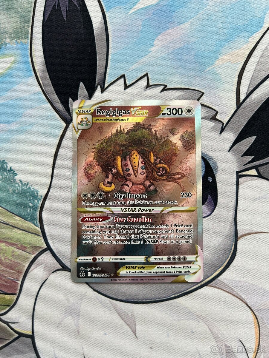 Regigigas Vstar, Pokemon karta