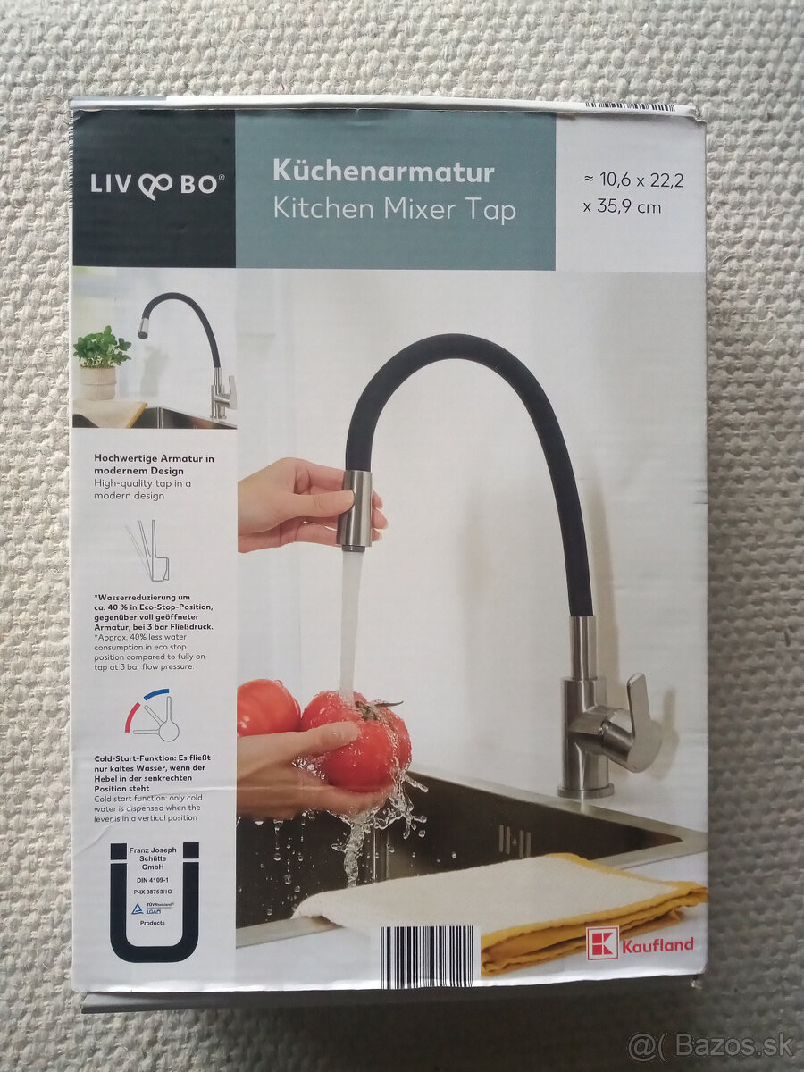 cierna kuchynska bateria Liv&Bo