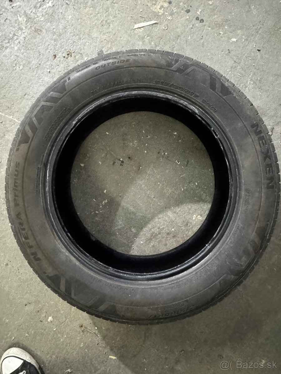 Letné pneumatiky 215/60 R17