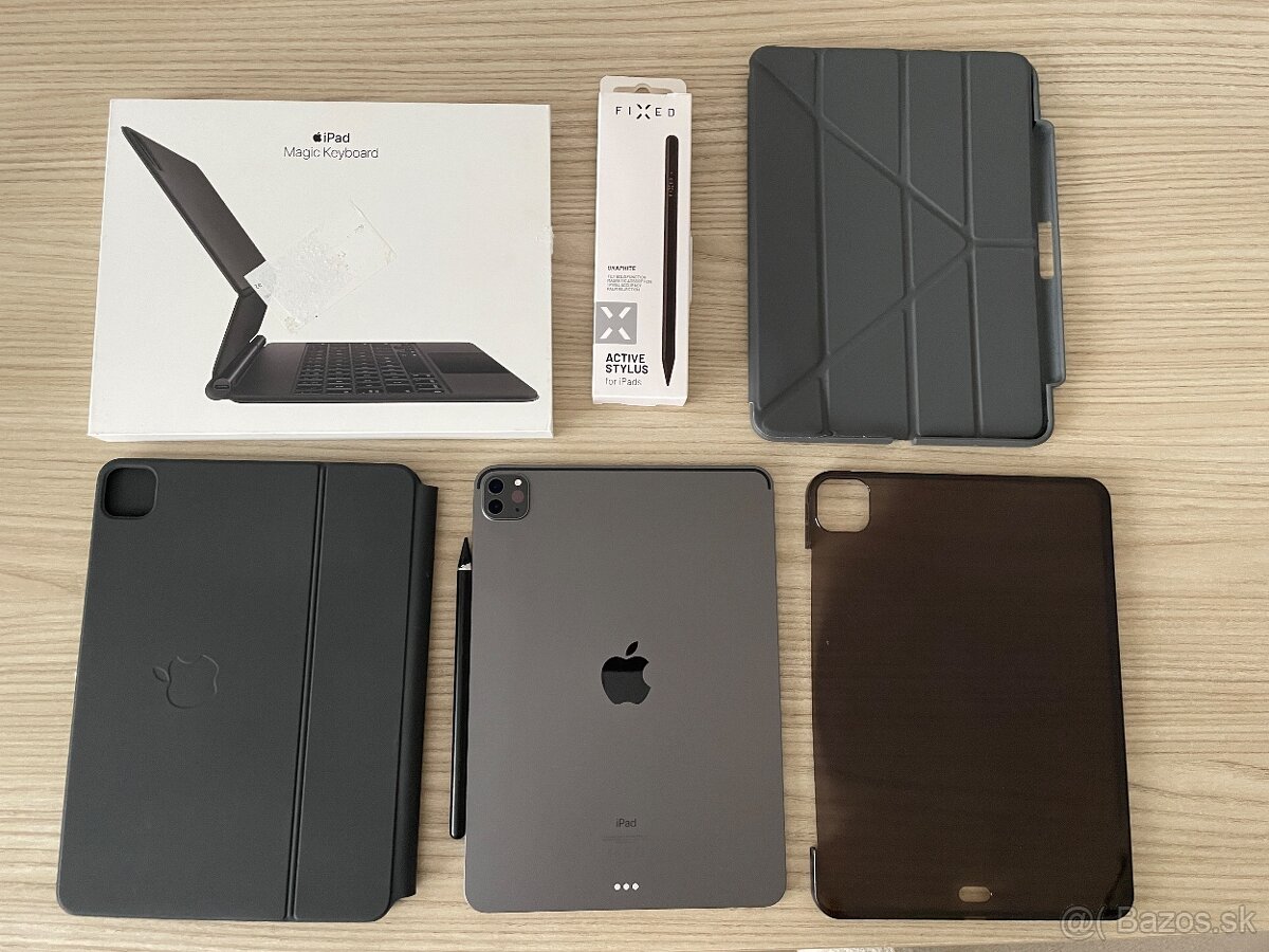 Apple iPad Pro 11 M1 256gb, magic keyboard, fixed stylus