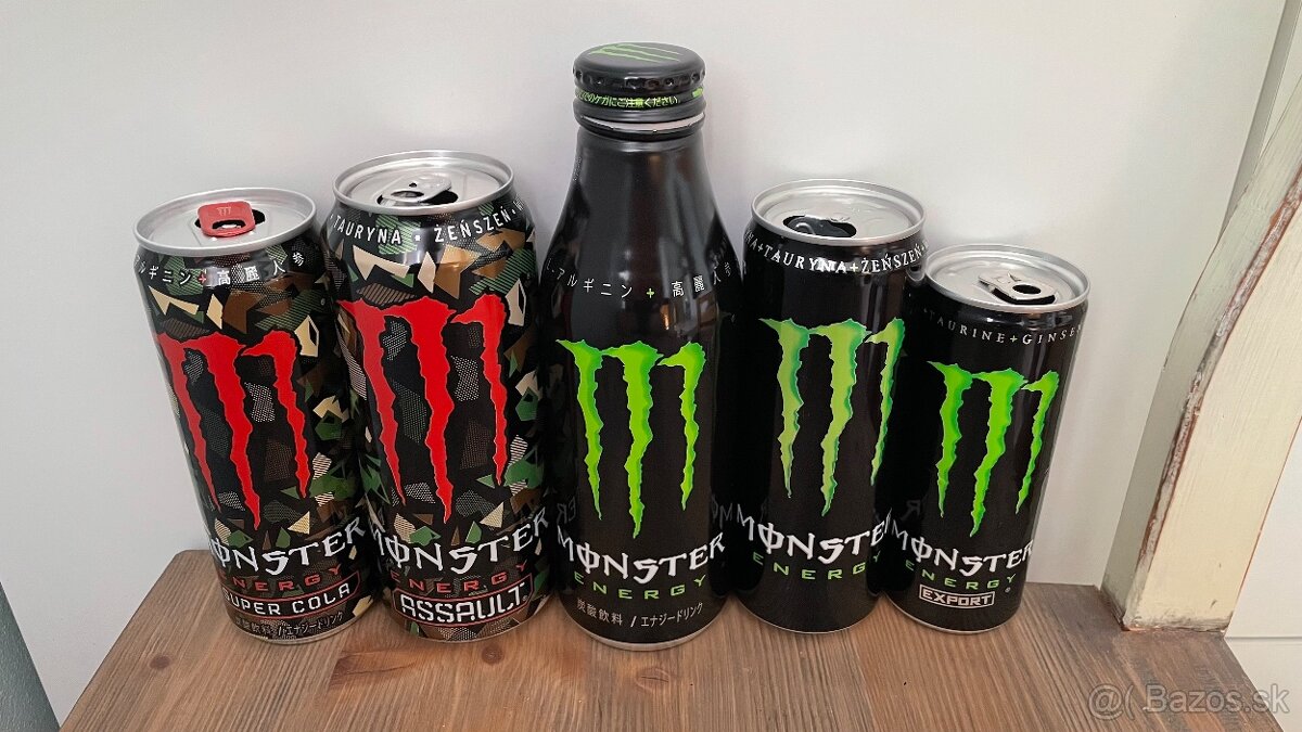 Monster energy plechovky