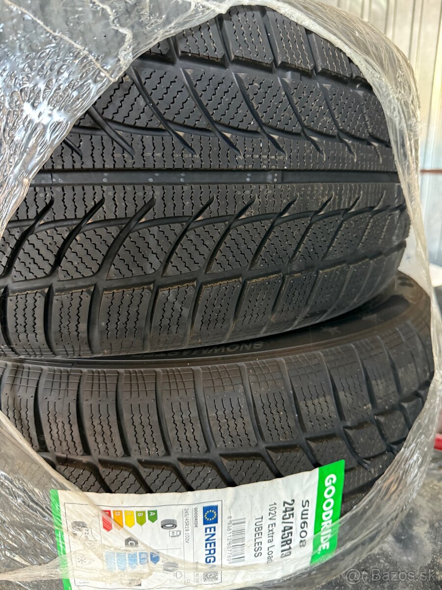 Nové Pneumatiky Zimné M+S 245/45 R19 DOT22