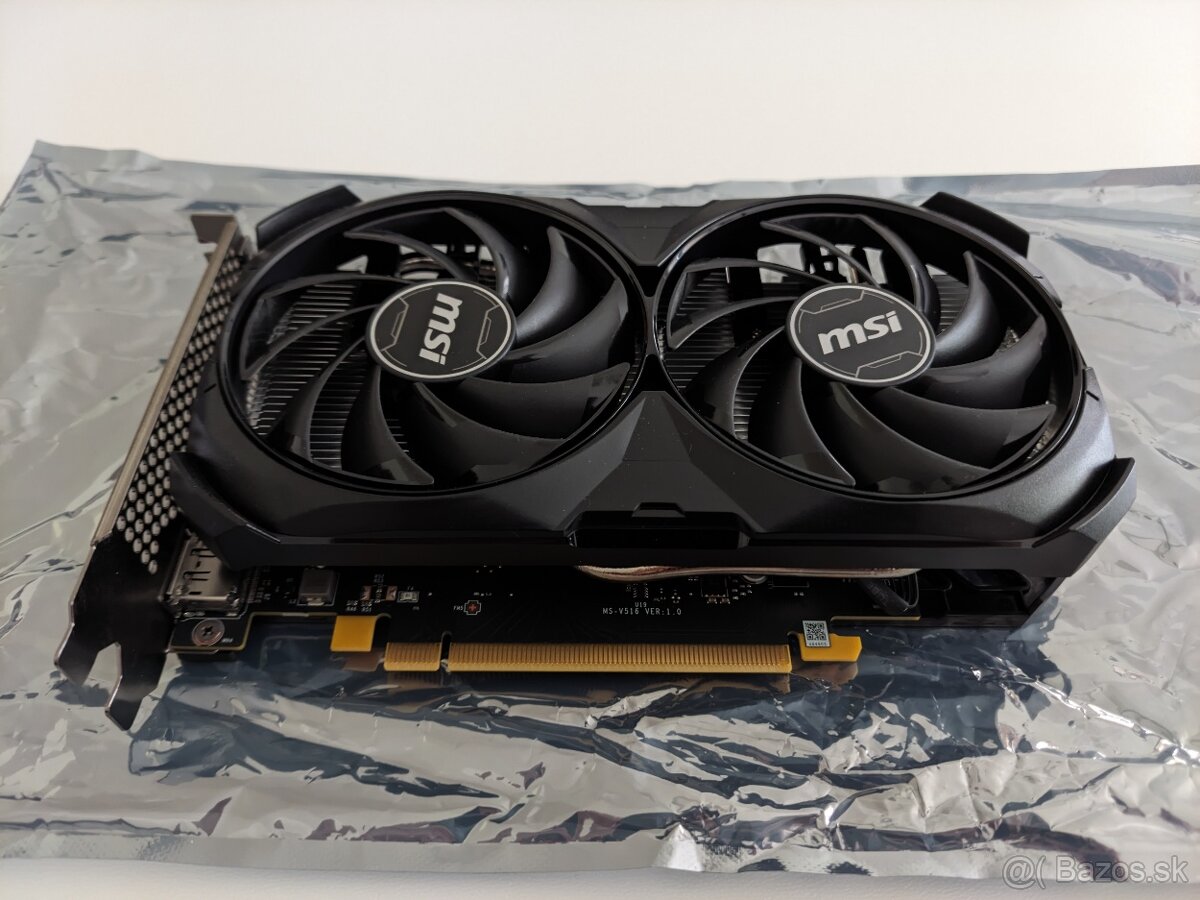 MSI GeForce RTX 4060 VENTUS 2X BLACK OC 8GB v záruke