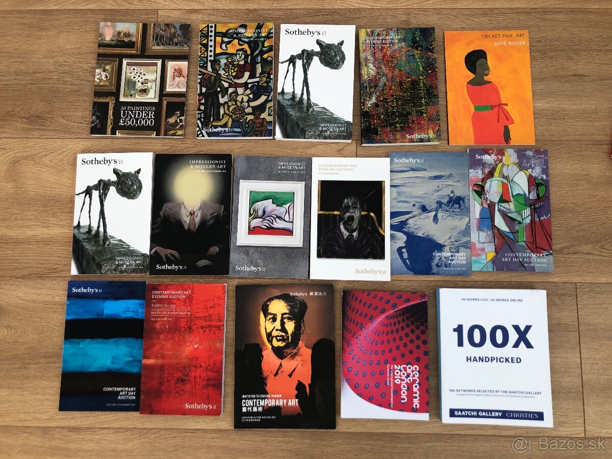 katalogy sothebys christies aukcna sien