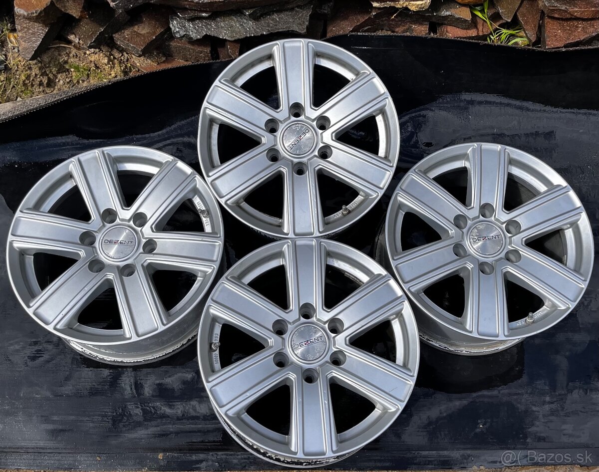 4x elektróny DEZENT 16”- 5x112