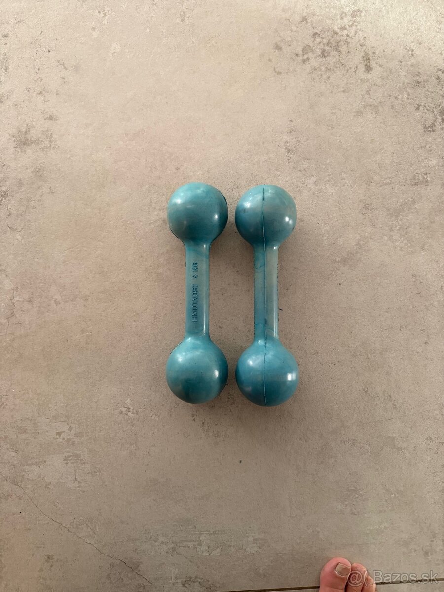 Predam jednoruckove cinky pogumovane 4kg