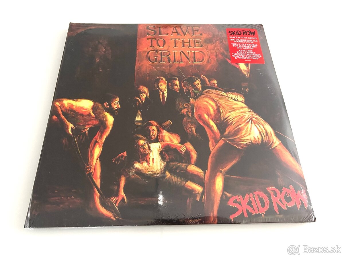 SKID ROW -Slave to the grind 2Lp 🤟😜😜 colored Lp