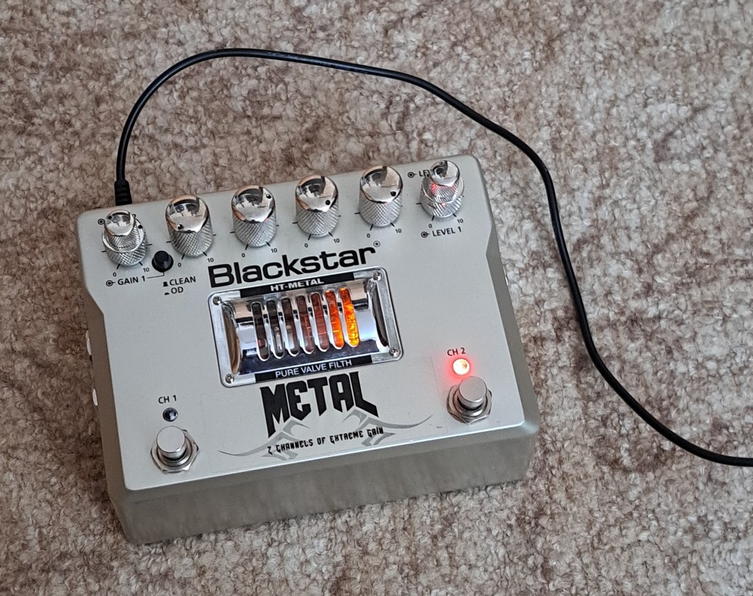 Predám lampový gitarový pedál Blackstar Metal HT-Metal