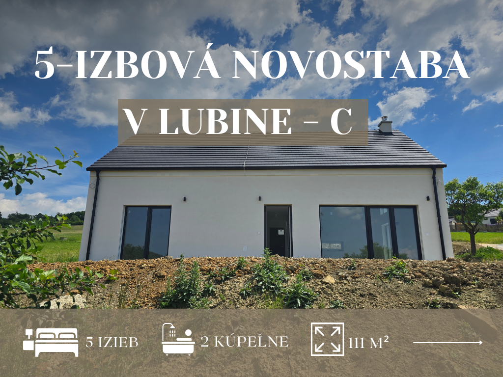 5-izbová novostavba rodinného domu “C”