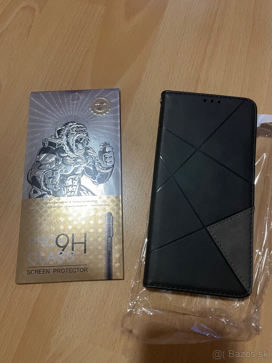 Nové čierne púzdro a tvrdené sklo na Samsung Galaxy A51 4G