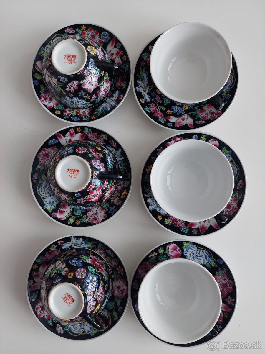Porcelánová čínska súprava - káva/čaj