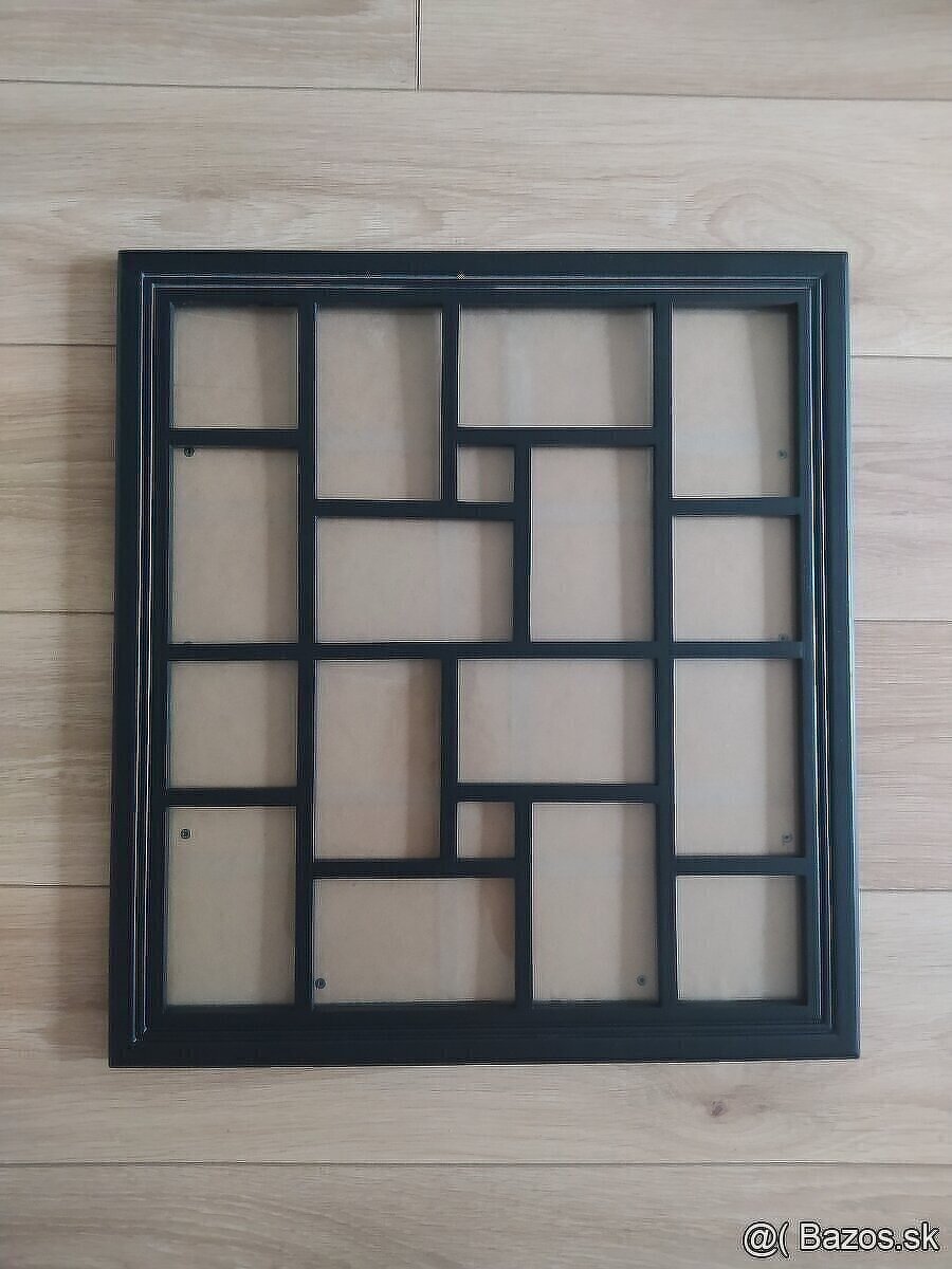 Rám na fotky, čierny, nový