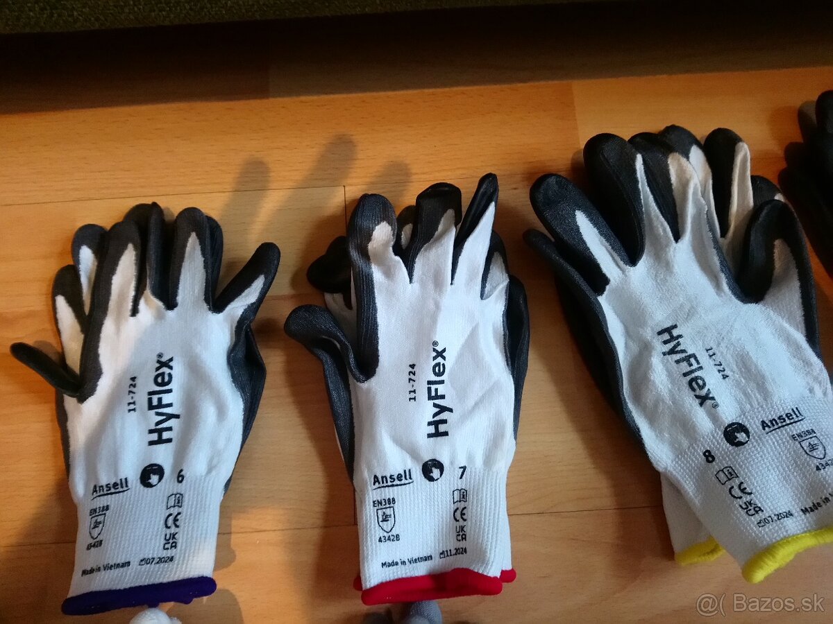 Pracovné rukavice proti porezu od výrobcu HyFlex