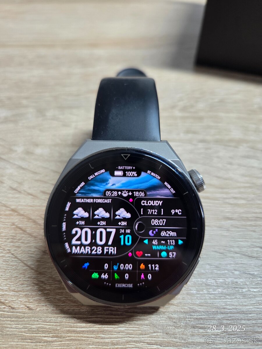 Smart hodinky Huawei Watch GT 3 Pro 46 mm s titánovým telom
