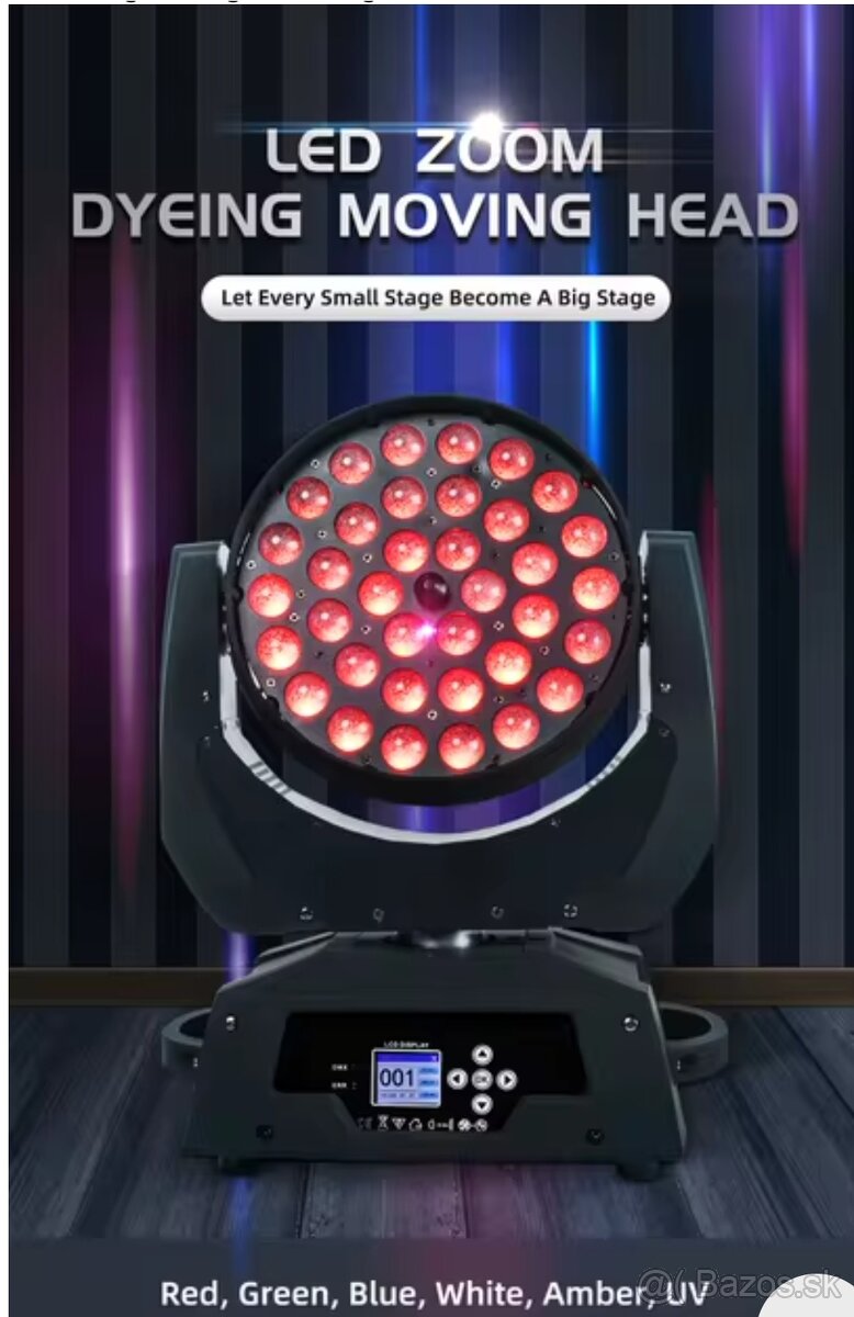Shehds Led36x18 RGBWA + UV zoom