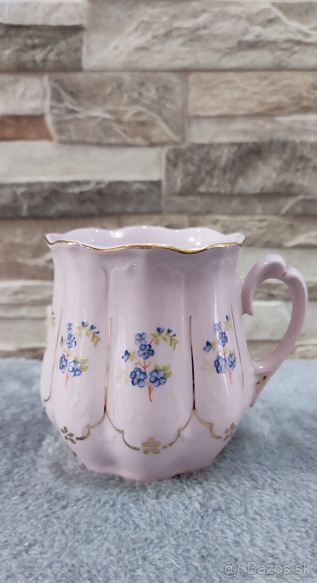 Růžový porcelán, hrníček, Chodov