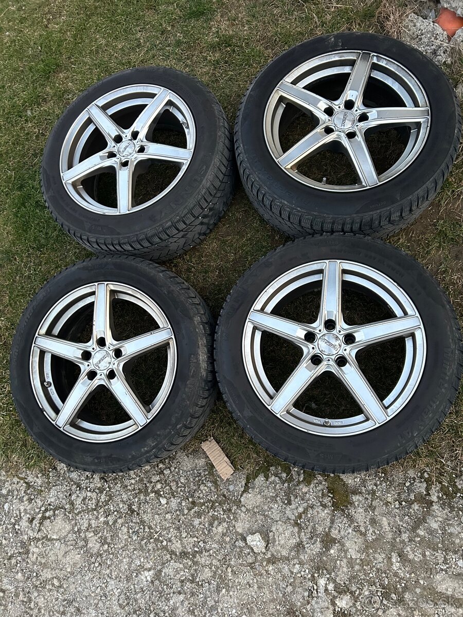 Alu disky 5x108 R17, Peugeot s TPMS senzormi