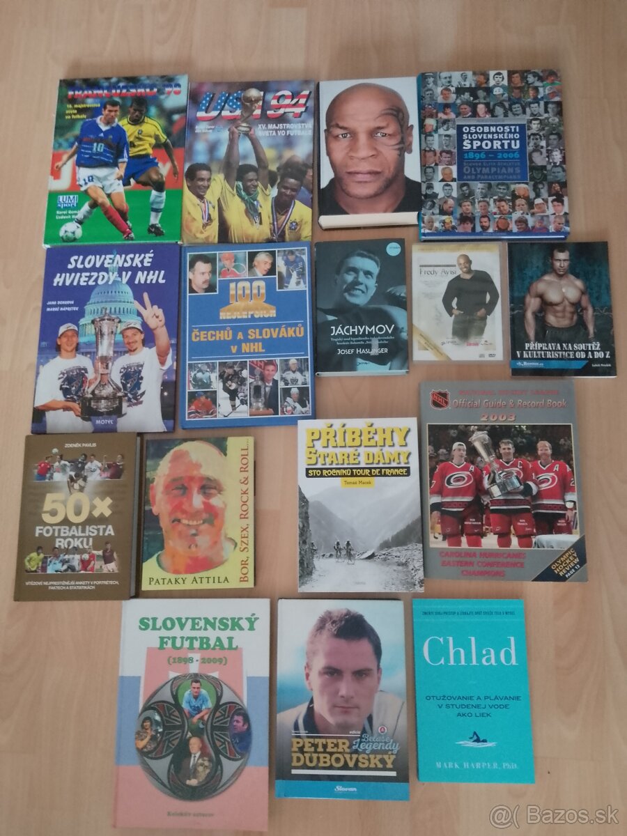 Predám knihy o futbale