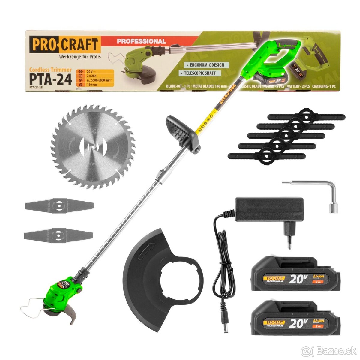 Aku vyžínač ProCraft PTA24