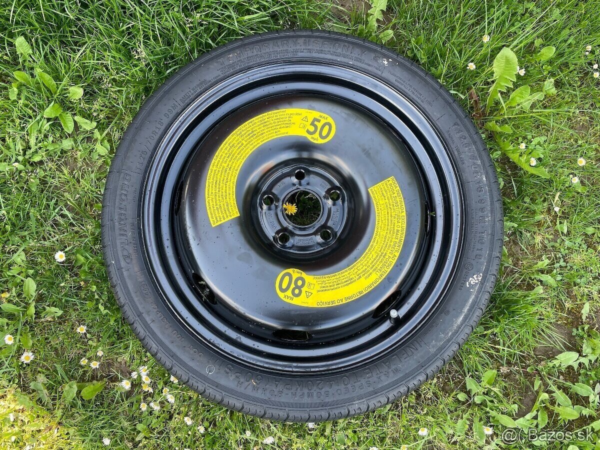 Predam tenké dojazdové koleso 5x112 R18 VW SEAT AUDI ŠKODA
