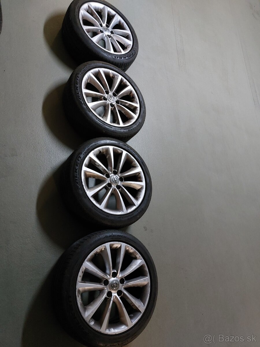 Letné kolesá Opel Zafira C, Astra J 5x115, R18