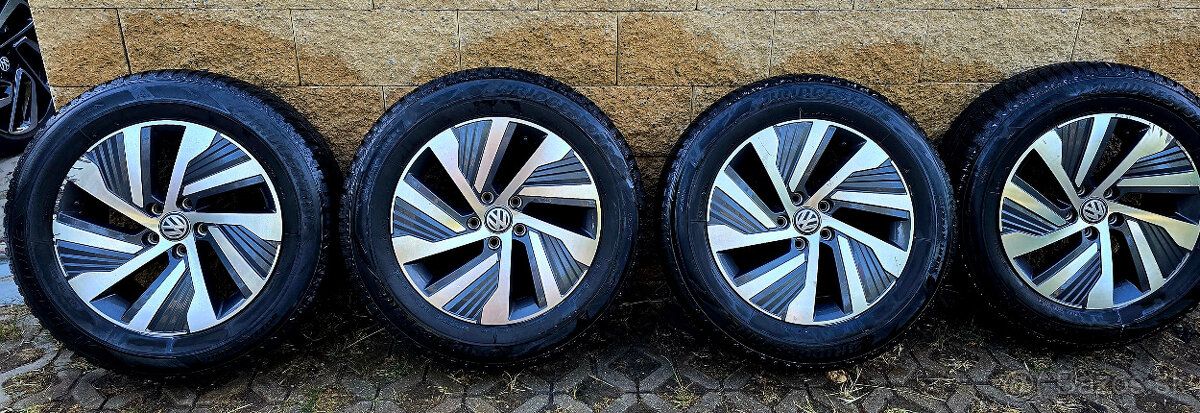 Originál kolesa VW Tiguan Allspace 215/65 R17 elektróny 7JX1