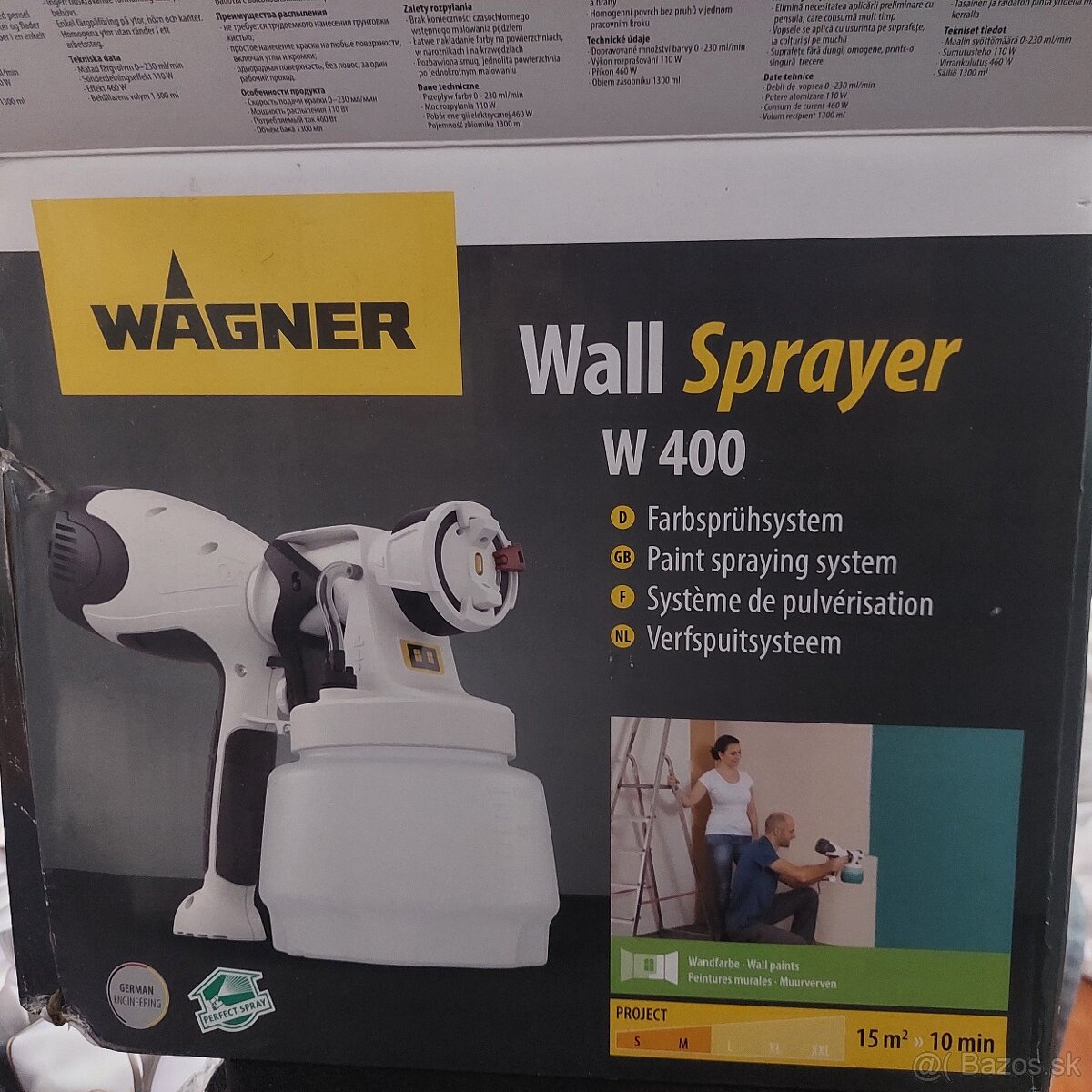 Predám striekaciu pištoľ na maľovanie bytov Wagner