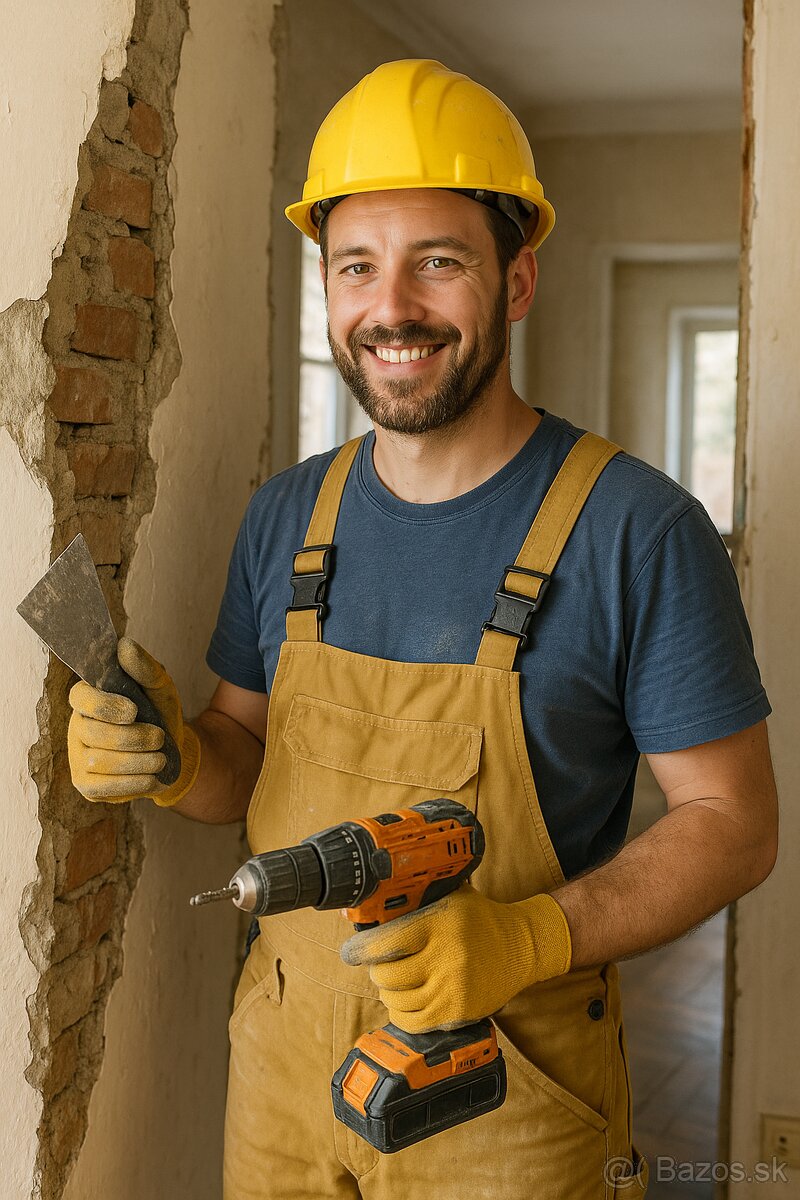 HĽADÁME ŠIKOVNÝCH ROBOTNÍKOV NA REKONŠTRUKCIE DOMOV